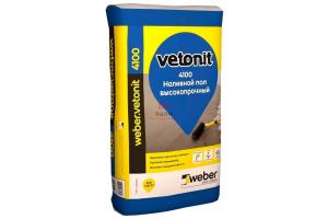 Наливной пол weber vetonit 4100 высокопрочный 20кг